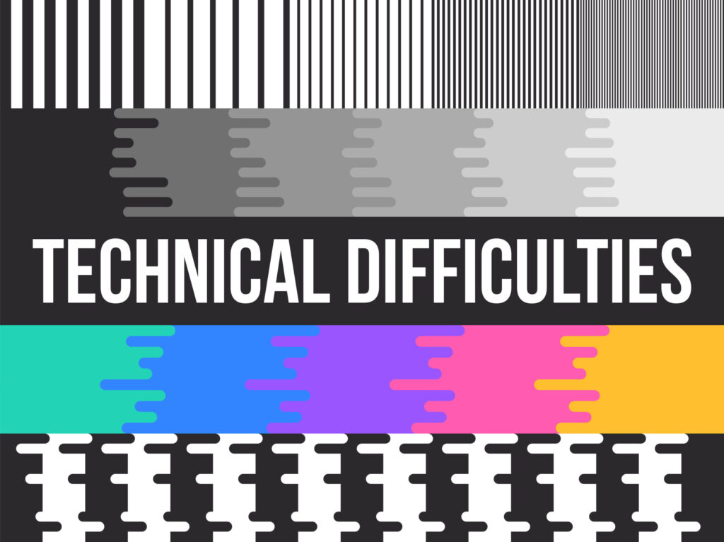 We are experiencing intermittent problems with our phone lines Monday